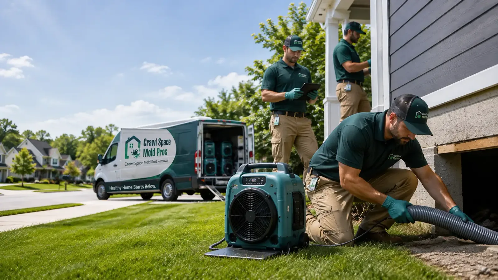 Crawl Space Mold Removal in El Paso, IL